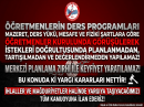 MEB MERKEZİ KILIFLI DÜŞÜNÜLEN DERS PROGRAMLARININ UYGULANABİLİRLİĞİ YOKTUR!