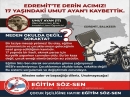 EDREMİT'TE KURYELİK YAPAN LİSE ÖĞRENCİSİ HAYATINI KAYBETTİ!