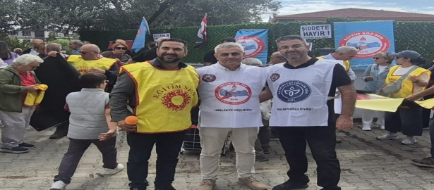 SALDIRILARI PROTESTO ETTİK!