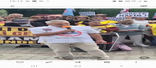 SALDIRILARI PROTESTO ETTİK!