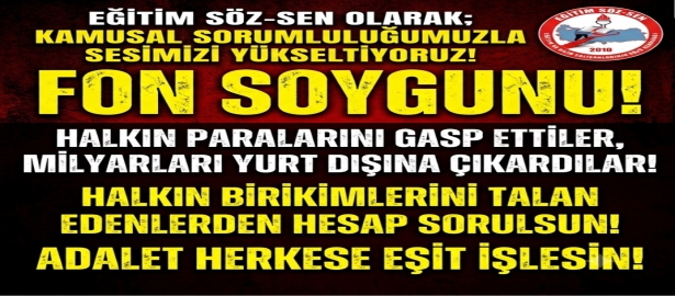 FON VURGUNU İLE MİLYARLARI GÖTÜRDÜLER!